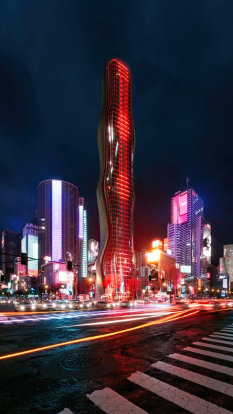 coca cola building by ander alencar rendered at rebusfarm