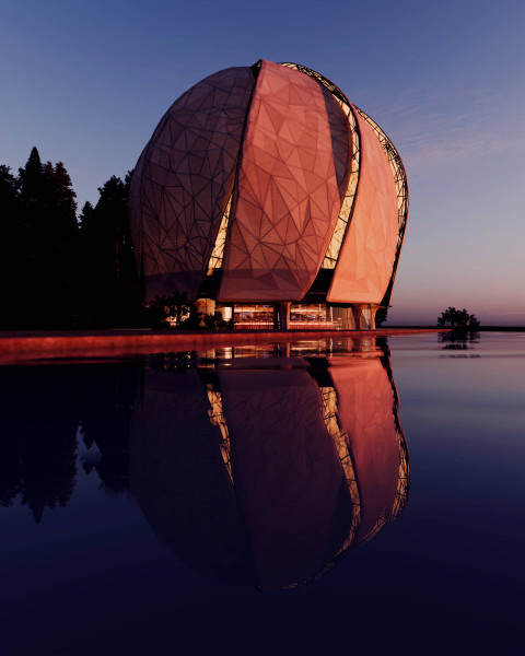 Baha’i temple of south america