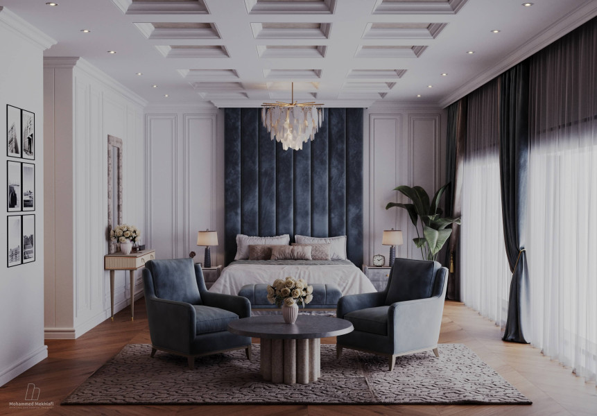 High-end master bedroom