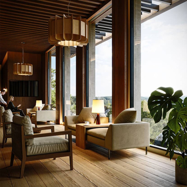 rendered living-room by iPoly Studio