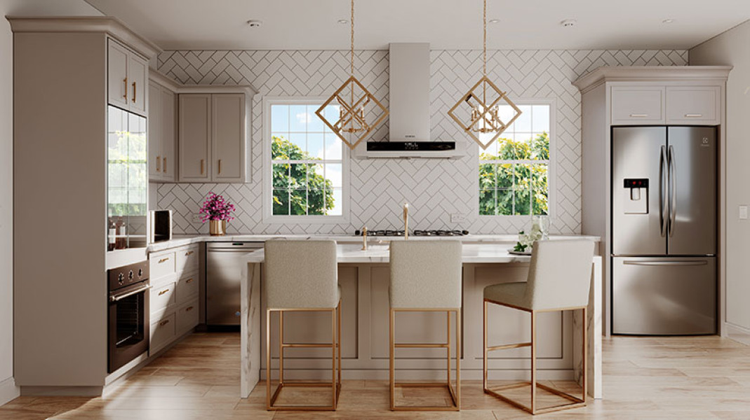 3D Rendering of a kitchen by The Highest Level