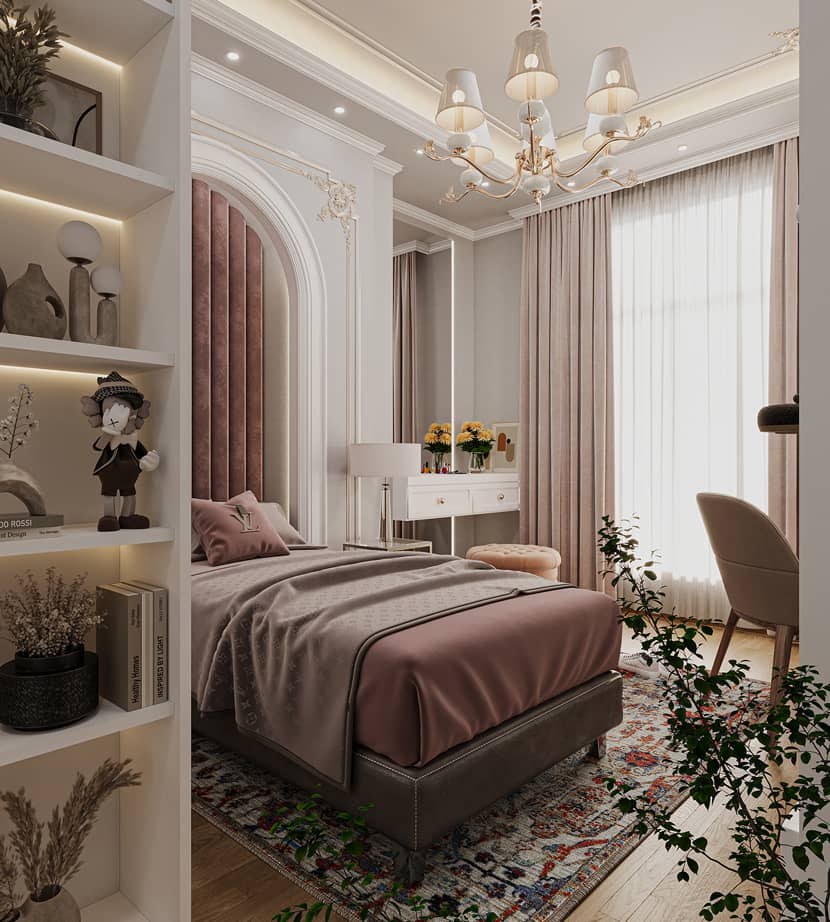 Shahin Alizadeh, 'Interior Bedroom' Architectural visualization