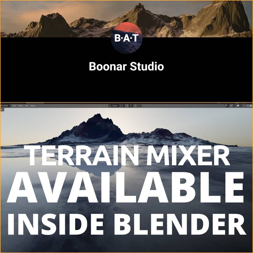 Boonar Studio - Terrain Mixer - Free Addon Inside Blender Boonar Studio - Terrain Mixer - Free Addon Inside Blender
