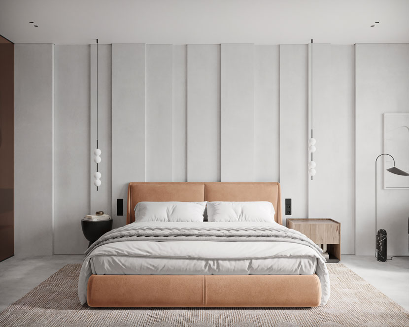 bedroom interior render