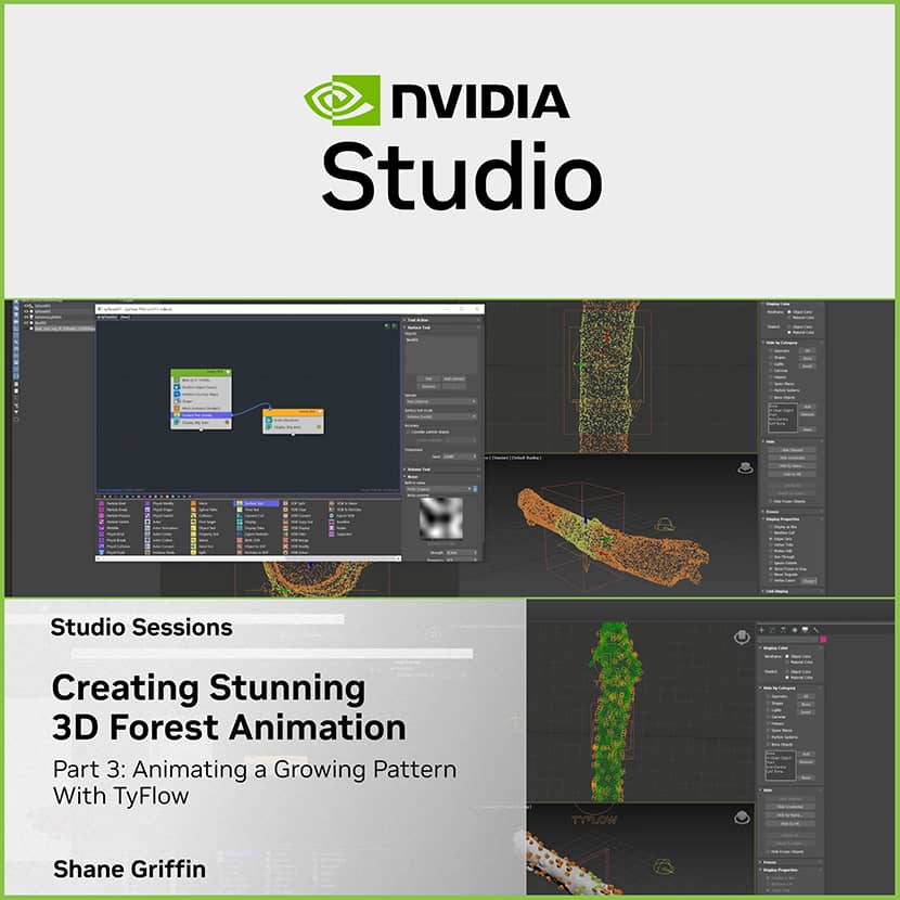NVIDIA Studio - Creating Stunning 3D Forest Animation