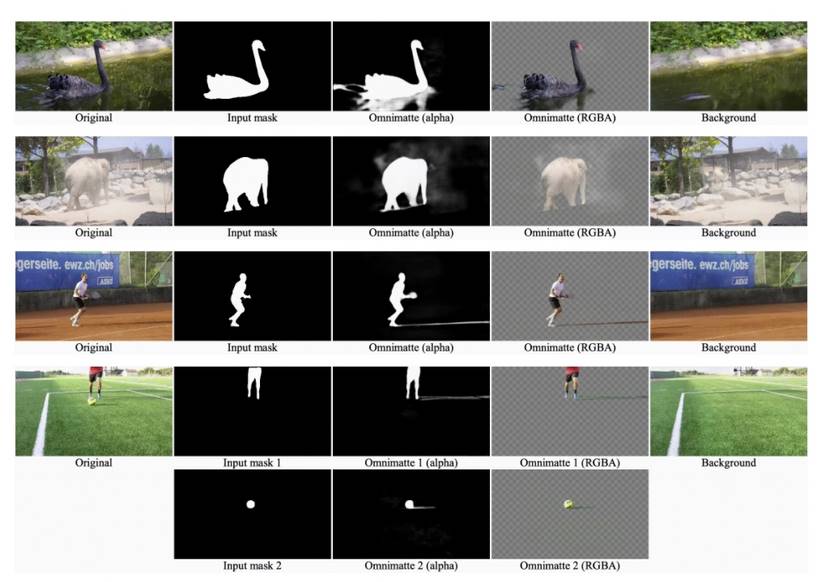 Omnimatte - Remove objects & backgrounds from videos
