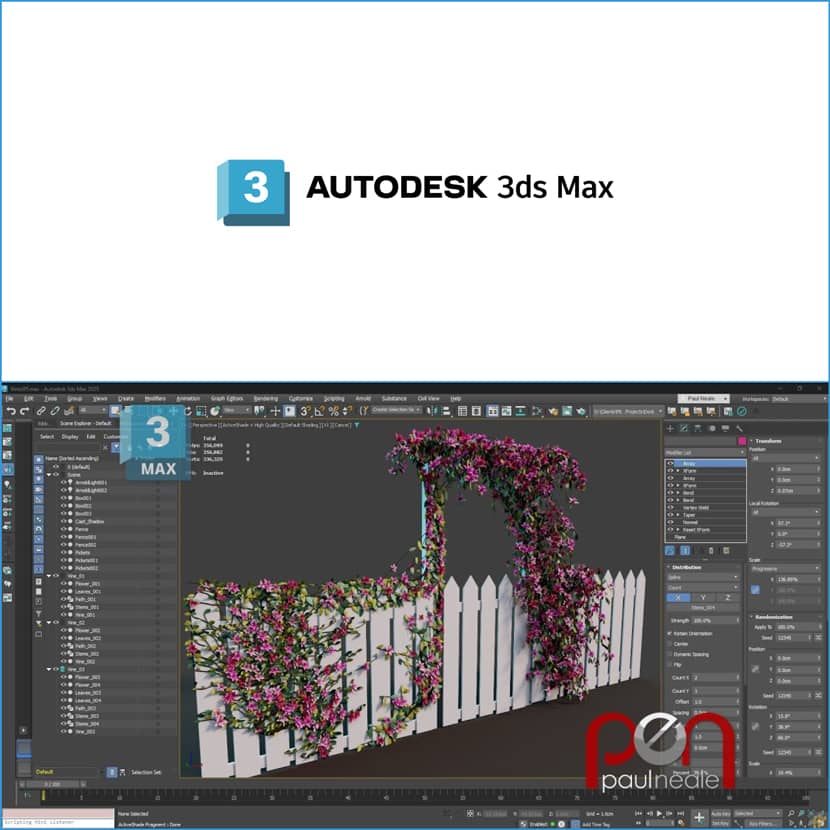 Paul Neale - How To Create Procedural Vines In 3DS Max