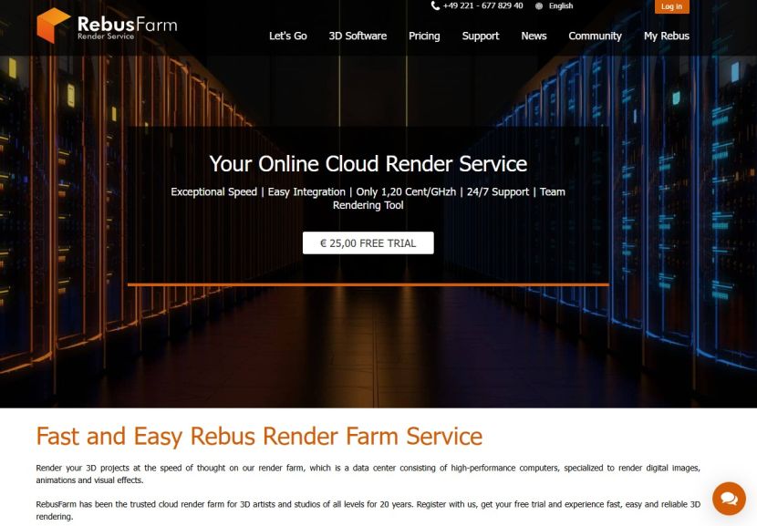 Rebus Render Farm Pricing 2025