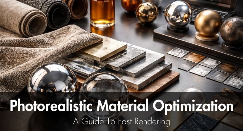 RebusFarm's Fast Rendering guide for photorealistc material optimization